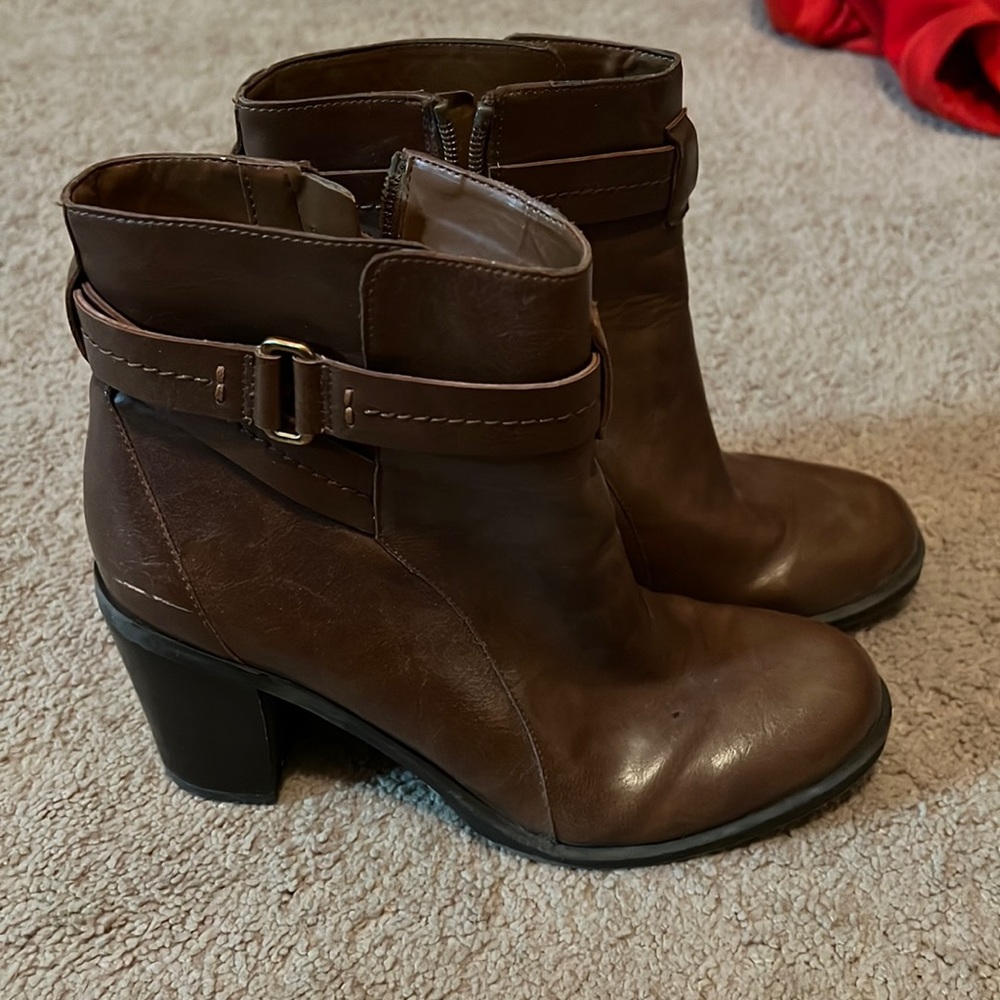 Brown Booties size 7.5